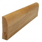 Mendes Oak Skirting (solid timber core) Modern Profile (4 x 3m pack)
